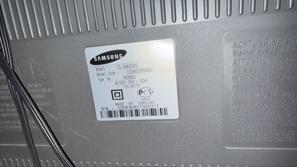 Телевізор Samsung CS-29M30SPQ (під ремонт/на запчастини)