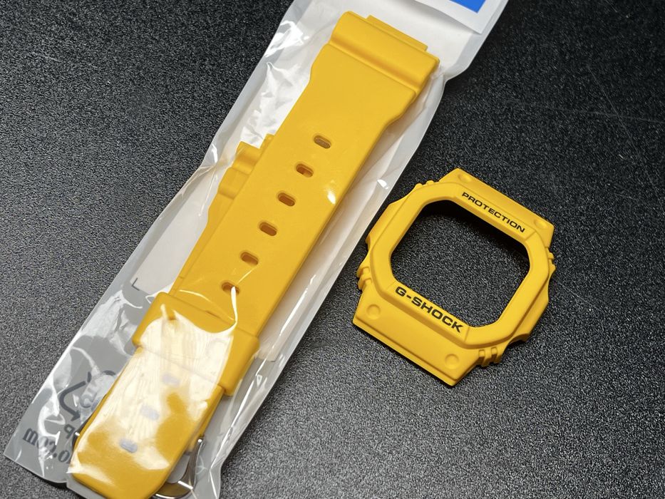 Casio G-Shock GW-m5600a-9 G-5600a-9 żółty pasek i bezel