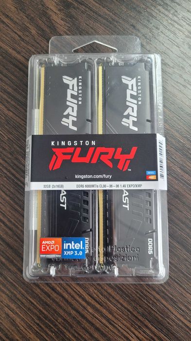 Оперативна пам'ять Kingston FURY DDR5 2x16GB 32GB 6000 МГц, CL30 EXPO