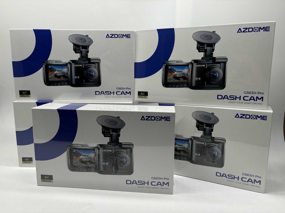 Wideorejestrator samochodowy AZDOME GS63HPRO  4K GPS przód TYŁ + 64GB