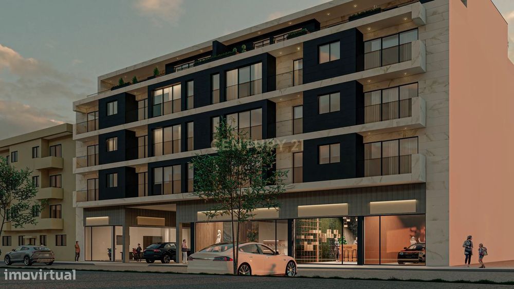 Loja com 86 m2 a estrear em novo empreendimento em Espinho.