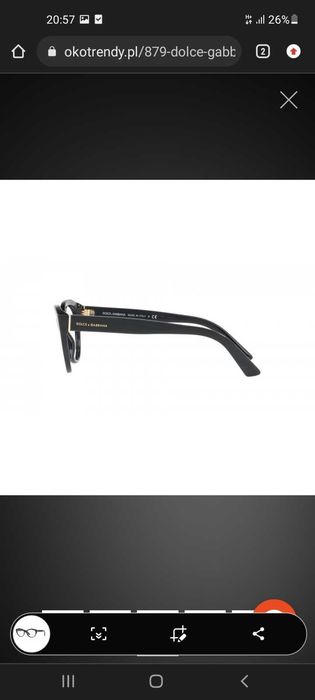Okulary korekcyjne oprawy DG dolce gabbana nowe z metką 3246 53czarne