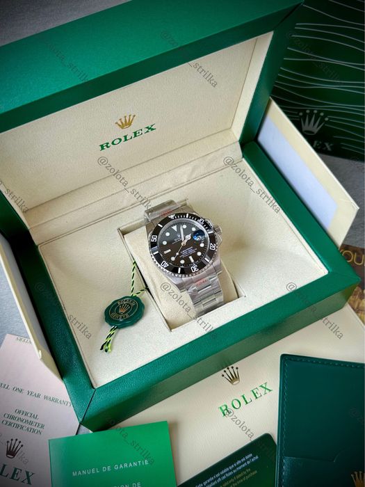 Годинник механіка Rolex Submariner 40 mm Date Black. Часы Ролекс