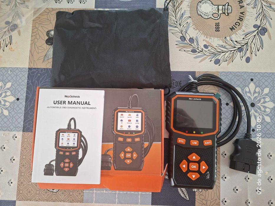Máquina de Diagnóstico Auto OBD2 Nexzcheck OBDII/EOBD —  Nova
