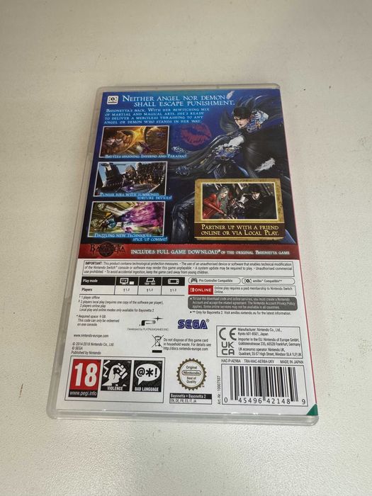 Gra Bayonetta 2 Nintendo Switch super stan OKAZJA