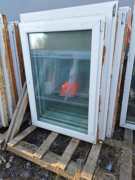 Okna pcv plastikowe z demontazu uzywane Sokółka