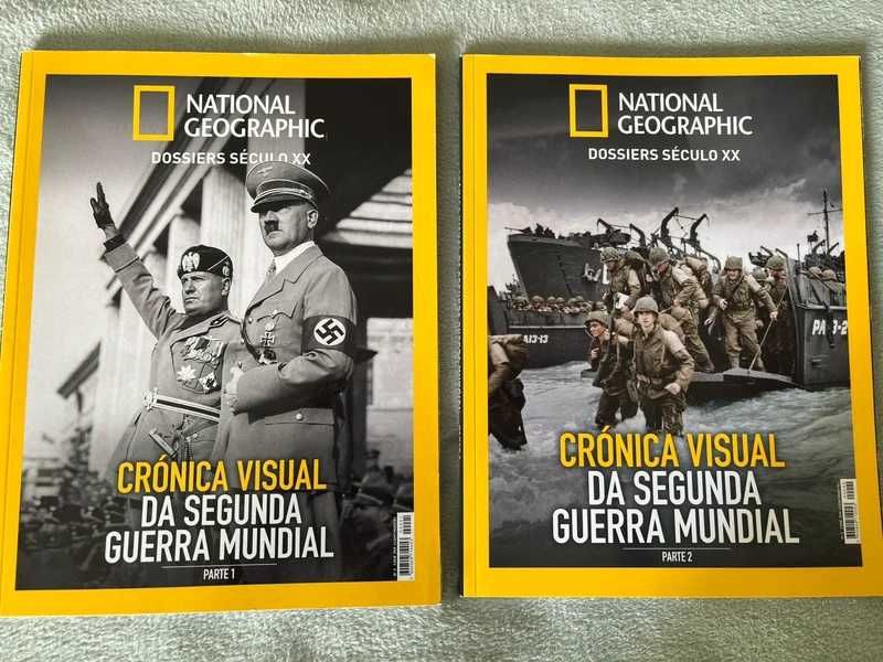 Conjunto de revistas história pela National Geographic em bom estado