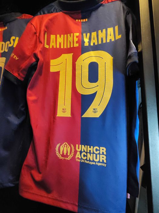 Koszulka kibica Barcelony na sezon 24-25 w wersji domowej 19 Jamał S