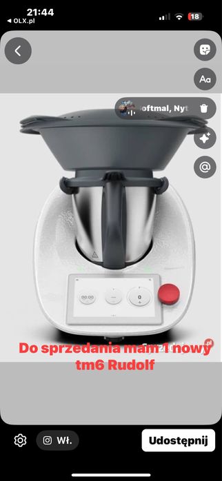 Thermomix TM6 Rudolf Limitowana edycja NOWY | GWARANCJA faktura