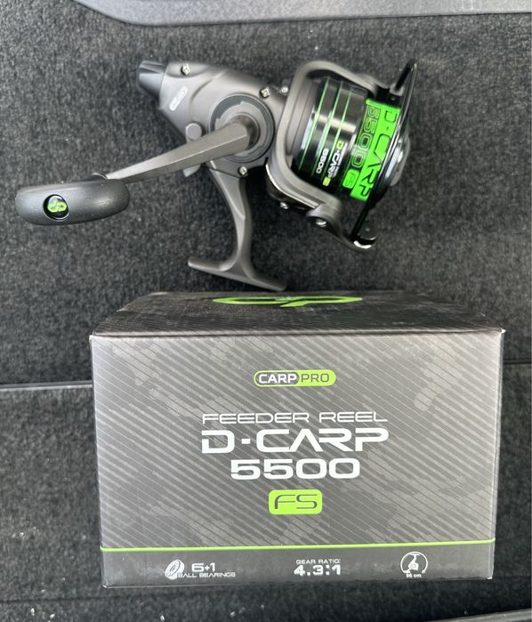 Brain,Carp Pro.Рибалка.Комлек котушка и два фидеоа-карповика и сумка