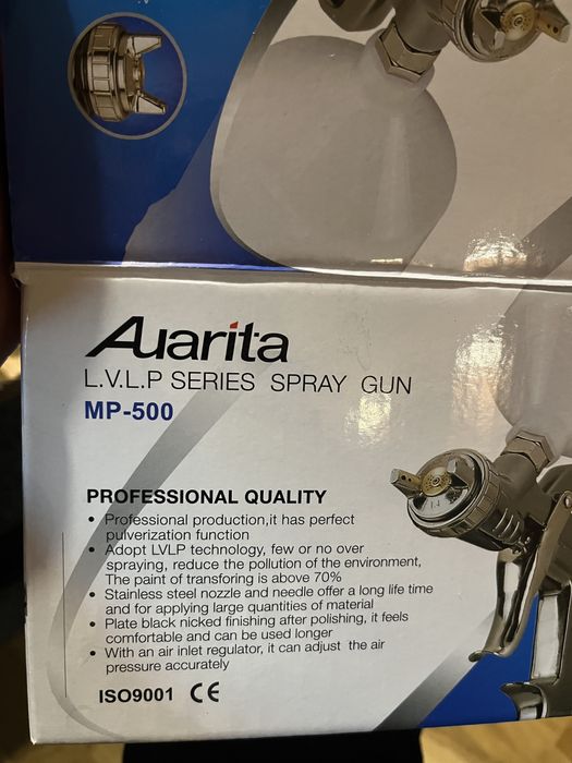 Pistolet lakierniczy Auarita MP-500 LVLP 1.5mm