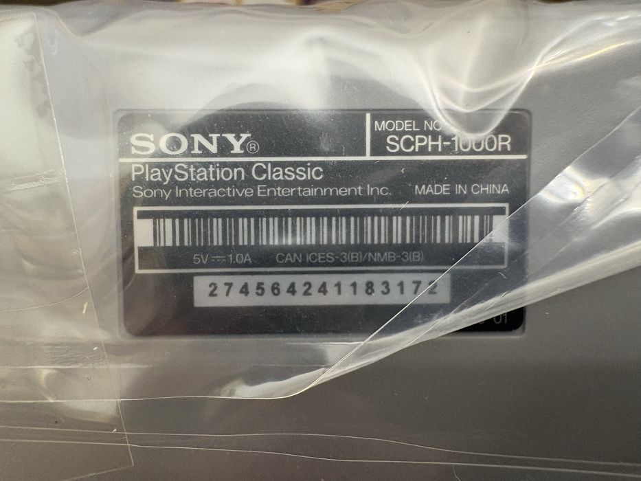 Консоль SONY PS 1000R mini Японка. Стан нової