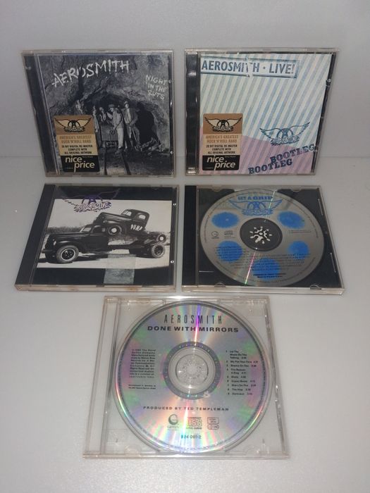 5 Antigos CDS de Música Aerosmith