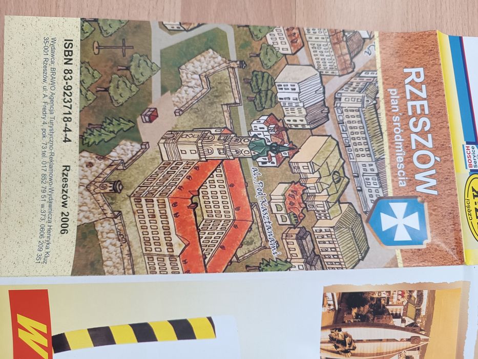 Mapa Rzeszów plan śródmieścia 2006 rok
