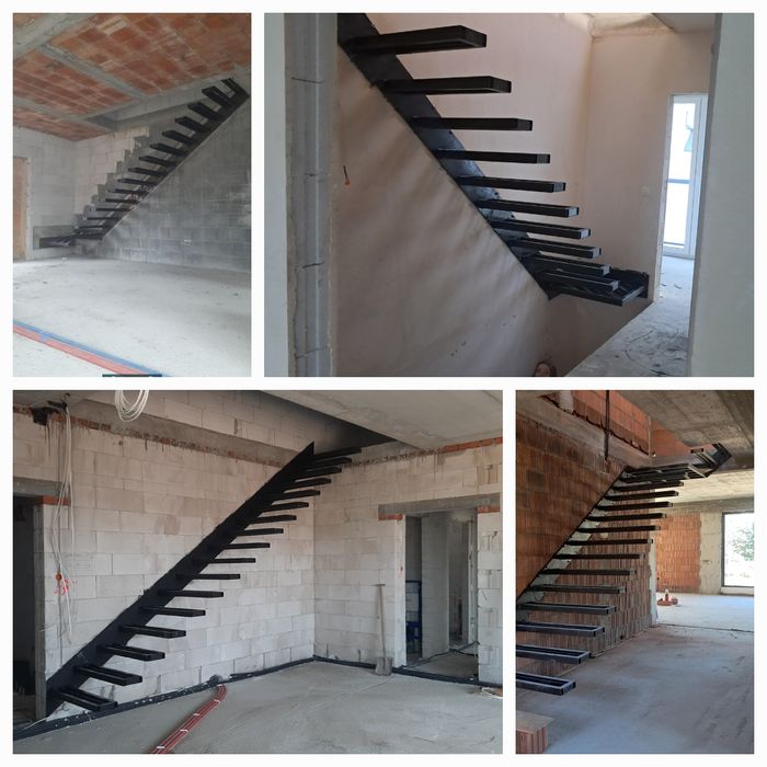 Schody półkowe wspornikowe