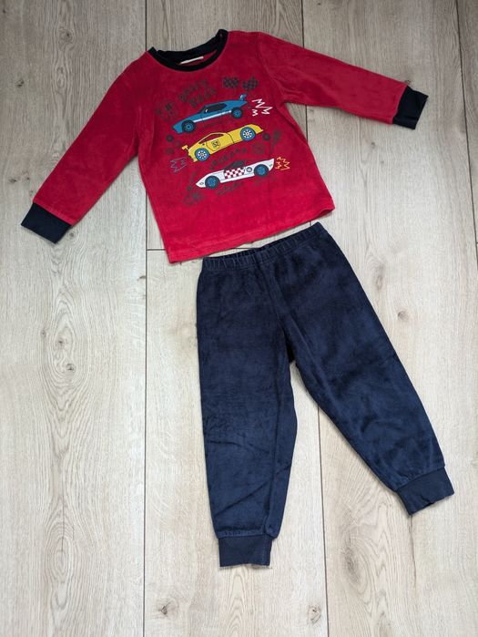 Miękka zimowa piżama/ komplet na chłopca r.98