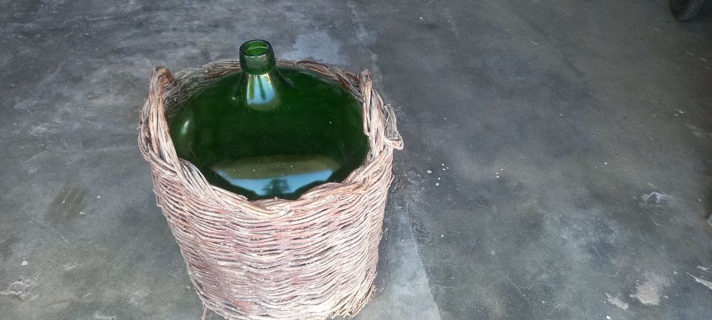 Garrafão grande verde