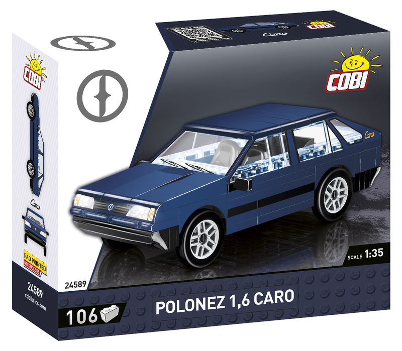 Klocki KONSTRUKCYJNE Cobi 24589 Samochód Auto Polonez 1.6 Caro 106 El.