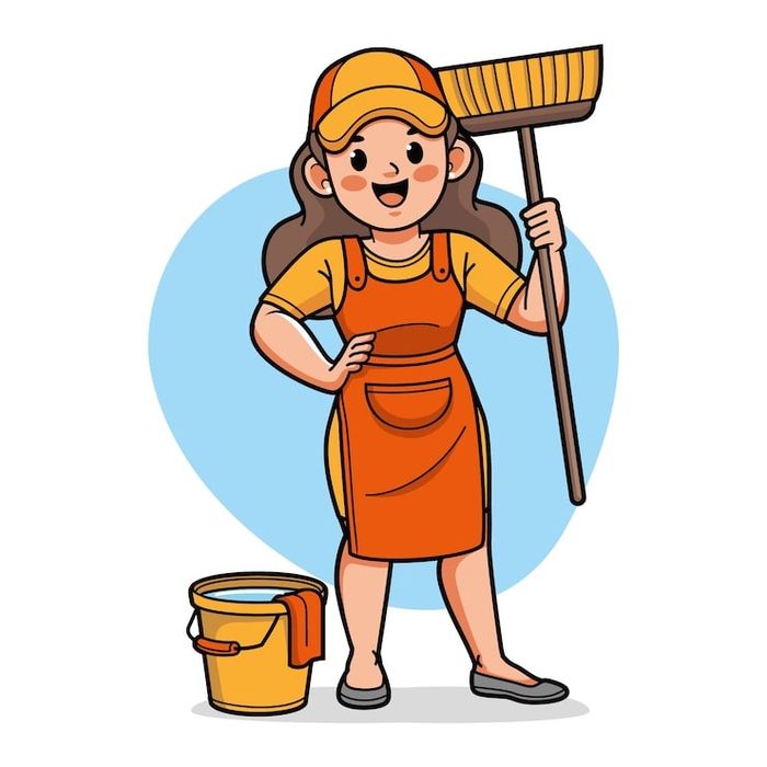 Empregada de limpeza de confiança! Experiência e cozinha