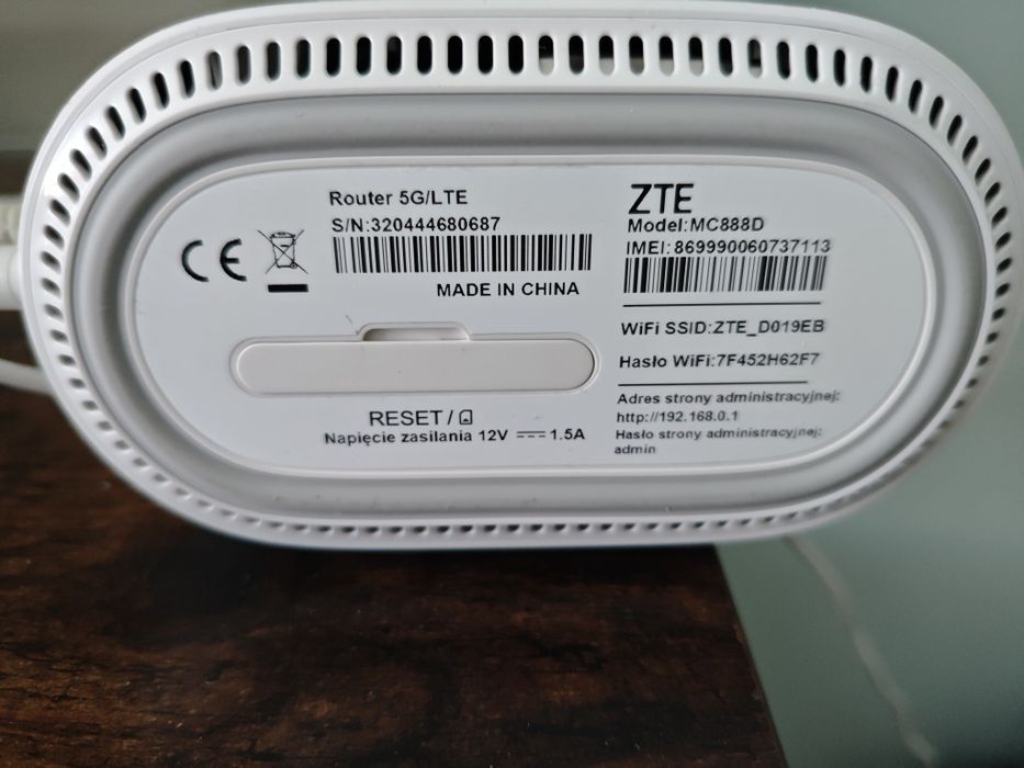 Router mobilny ZTE M888 5G/LTE
