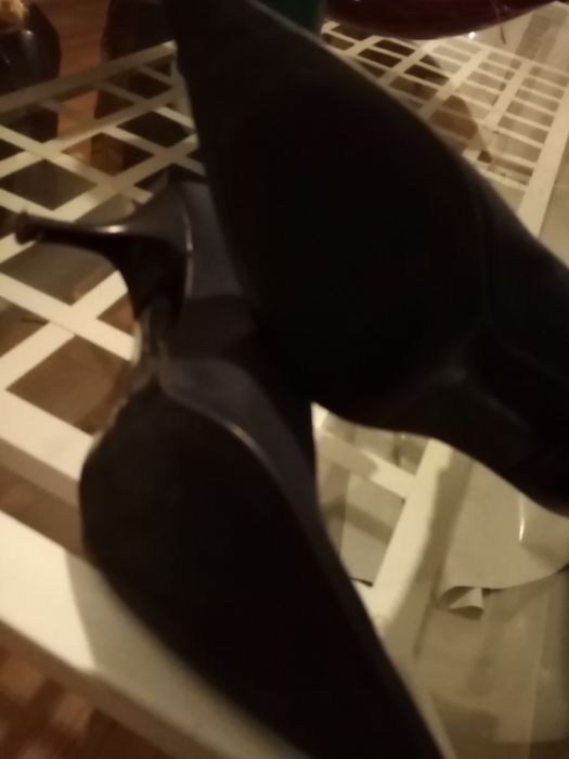 Botins em licra, pretos, n.°37