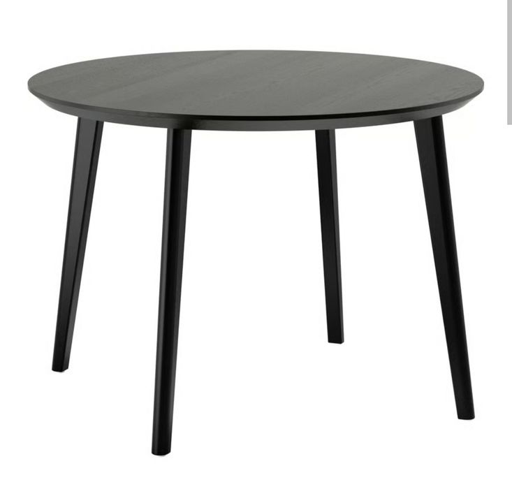 Stół okrągły IKEA LISABO czarny