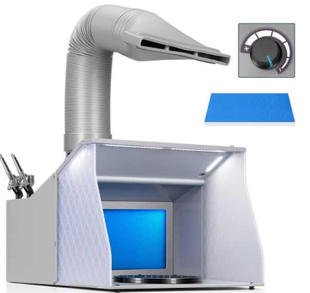 Kabina lakiernicza VIVOHOME airbrush LED wentylator