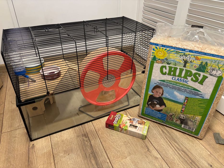 Duża klatka dla chomika