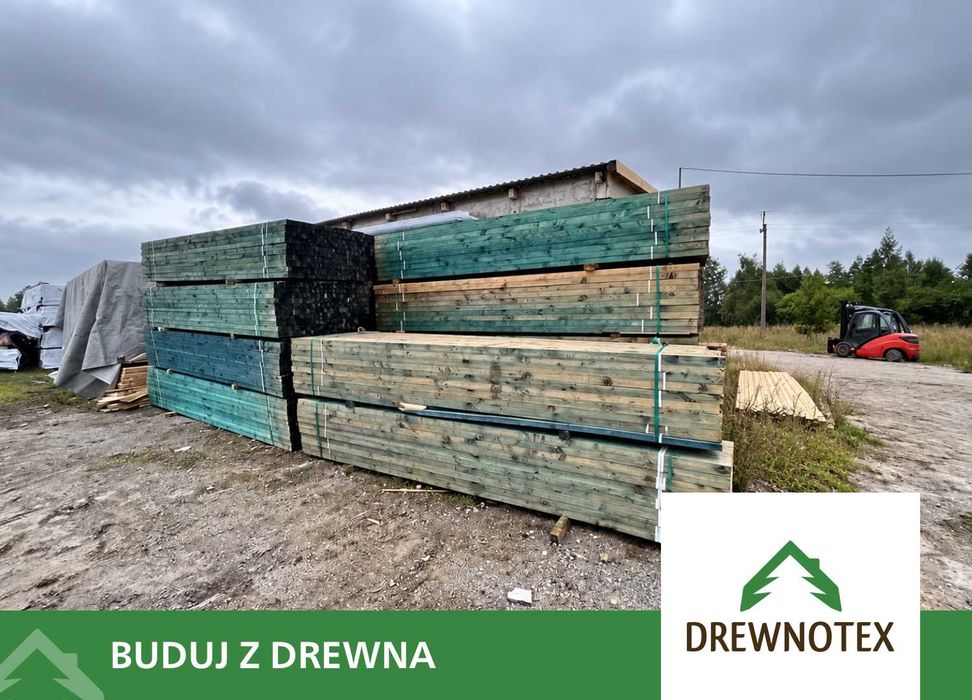 Łaty dachowe 4x6 impregnowane i surowe