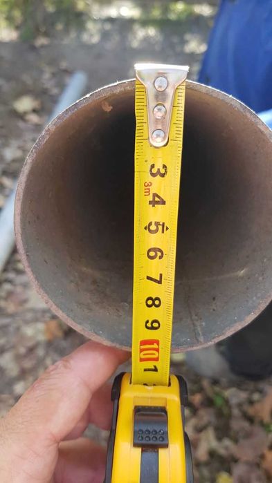 Труба металлическая оцинкованная новая D=100мм,L=2165мм,стенка=3мм