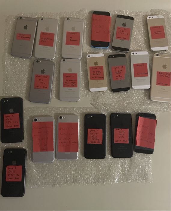 iPhone 5/6/7/8 заблоковані/несправні/донори