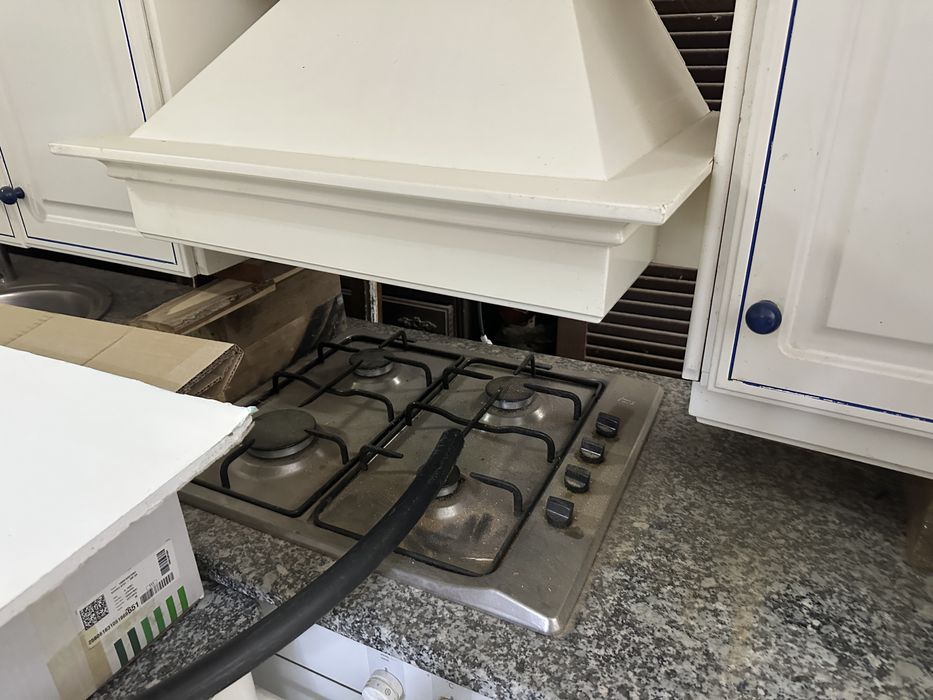 Cozinha completa usada com electrodomesticos