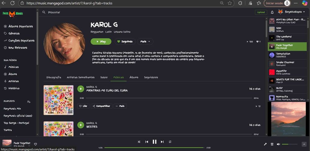 FoxyMusic - Musica Ilimitada