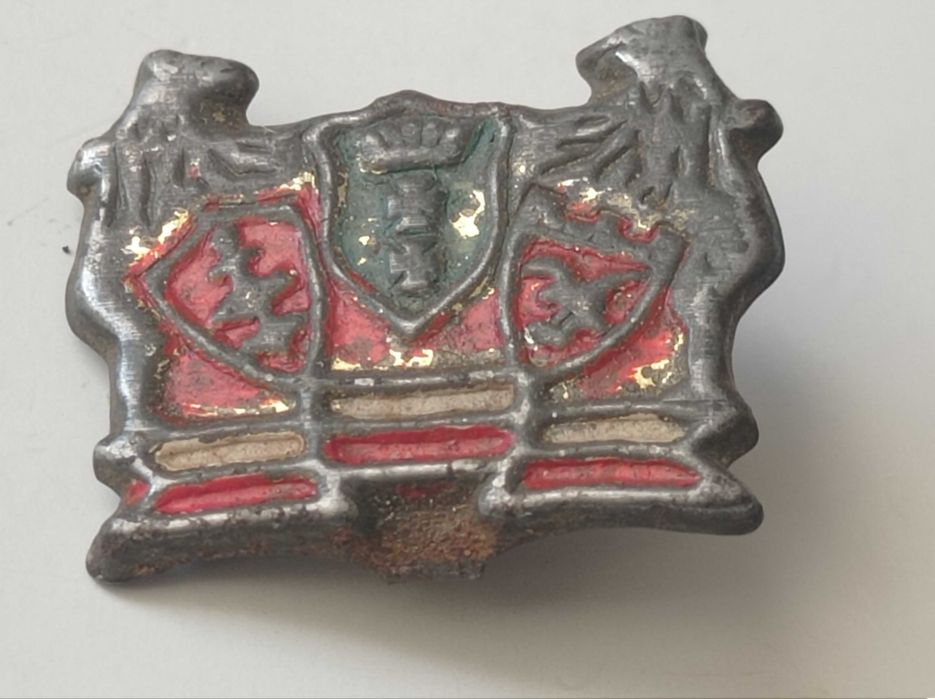 Gdańsk - herb - stara klamerka - zapinka - odznaka