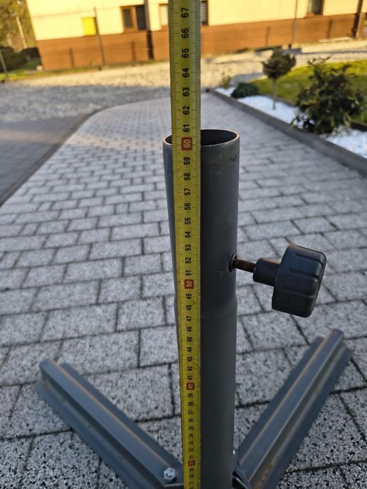 Stojak pod parasol obrotowy duży masywny
