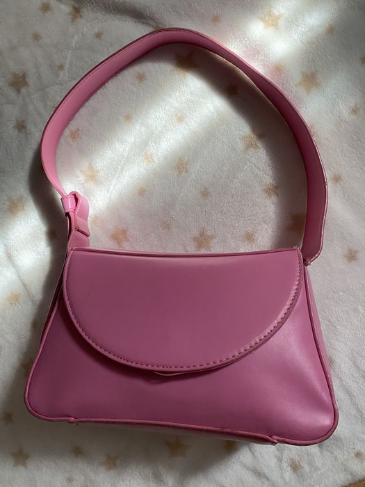 Рожева сумка в стилі Y2K / Vintage | Сумка багет