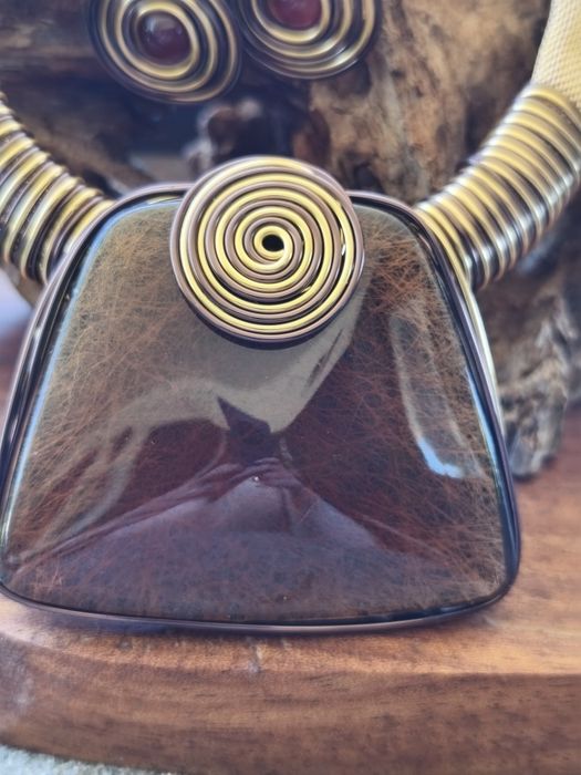 Conjunto de joias colar e brincos
