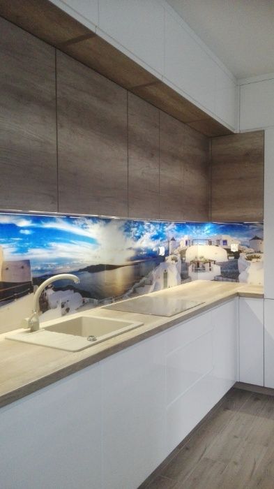 Panel szklany UV dekor do kuchni szkło panele szklane Grafika Lacobel