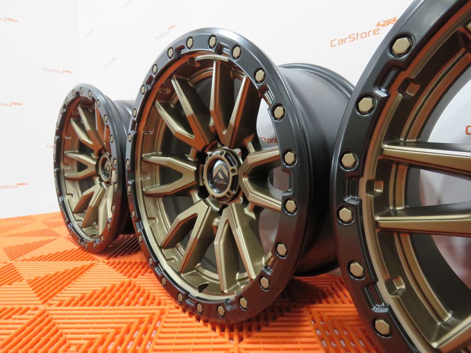 Jantes Fuel Rebel 17 x 9j et -12 6x139.7 106.1 Look Beadlock