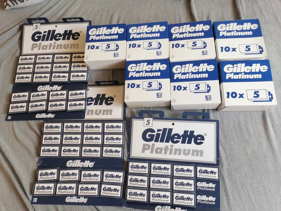 Żyletki do golenia, Gillette Platinum, Russia Petersburg.