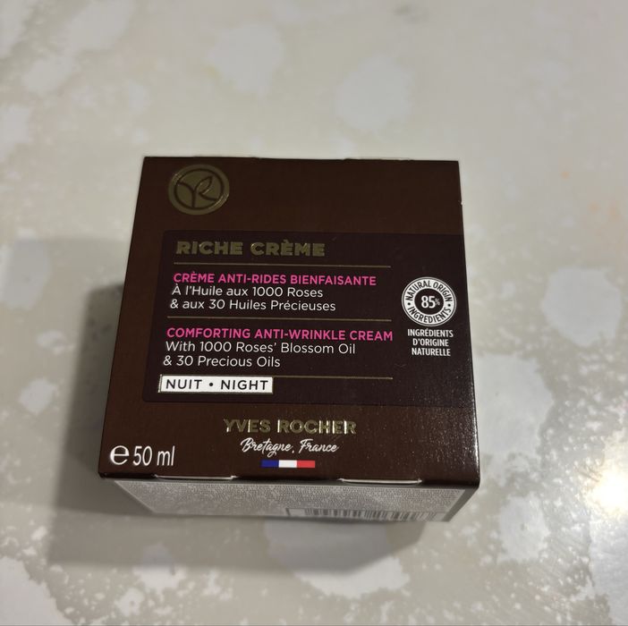 Yves Rocher  Riche creme przeciwzmarszczkowy krem na noc 50 ml