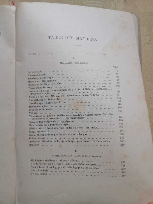 Gaston Lyon Therapeutique Biologique 1937