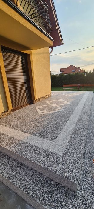 Żywica KAMIENNY DYWAN Schody Balkon Taras