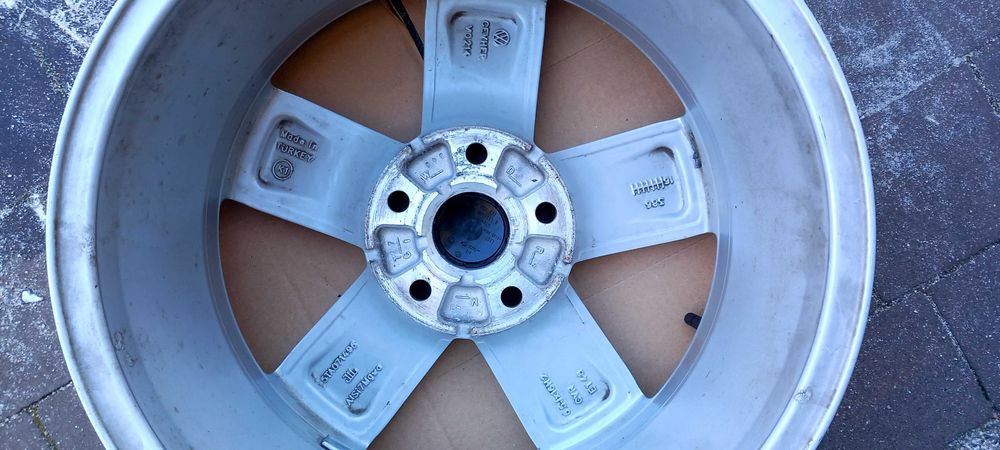 Felgi alu 4x oryg. VW /SKODA/SEAT/AUDI 6.5x16, 5x112, ET48 , Stan bdb