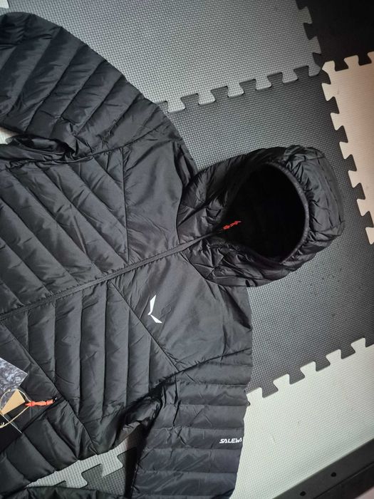Nowa męska top kurtka ocieplana puchowa turystyczna Salewa Brenta M L XL