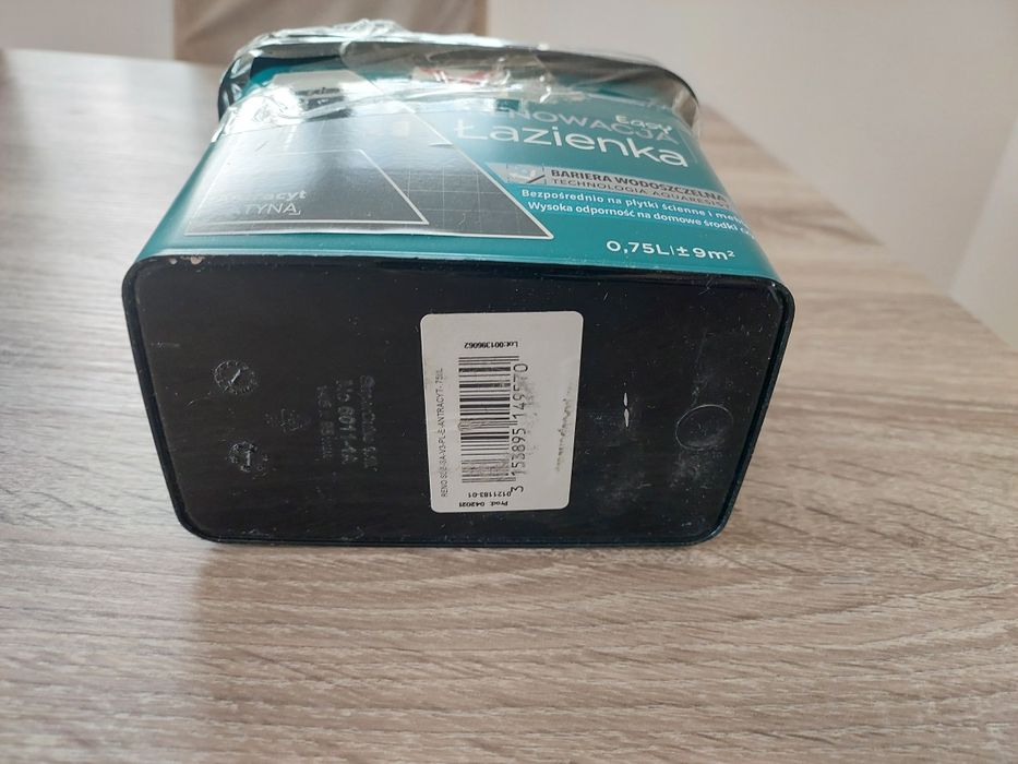 Farba do płytek Łazienka 3V3 Easy Renowacja Antracyt 0,75