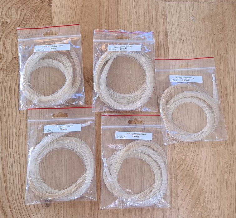 Włosie do skrzypiec, altówki, wiolonczeli i kontrabasu