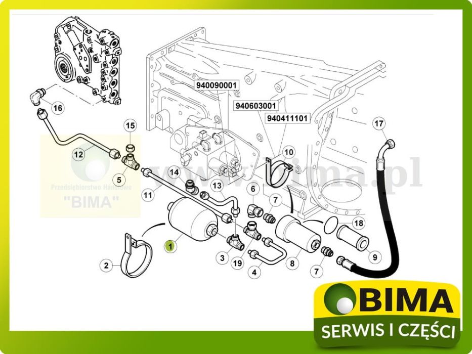 Akumulator hydrauliczny hydroakumulator Renault CLAAS Ares Arion Atles
