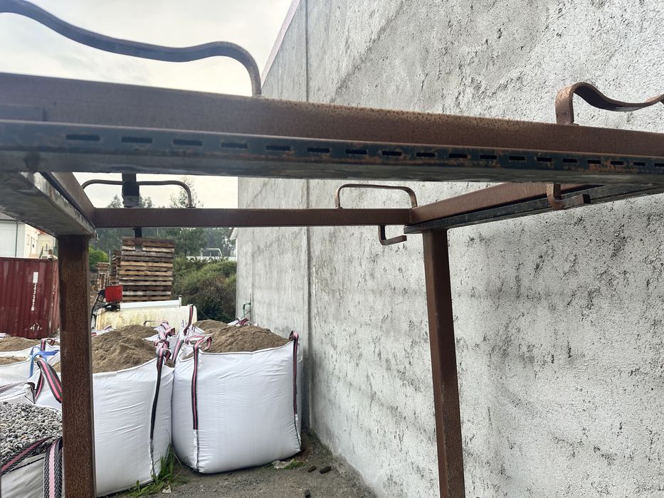 Mesa para encher inertes em big bags