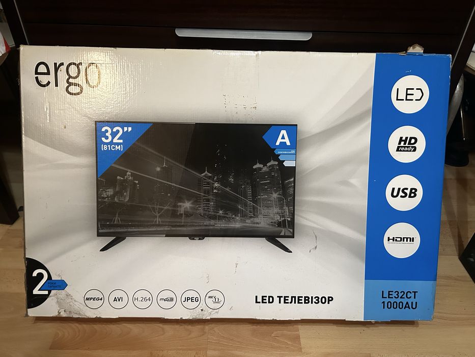 Телевізори під темонт або запчастини ergo le32ct1000au / hilton